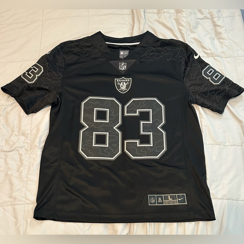 Men’s Las Vegas Raiders Darren Waller Nike Black RFLCTV Limited Jersey
